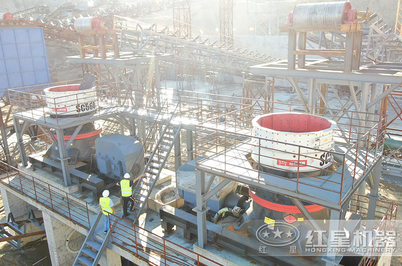 圓錐破碎機客戶現場實拍圖 圓錐破碎機客戶現場實拍圖