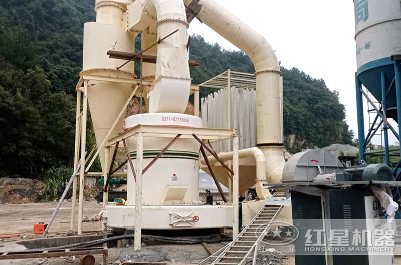 脫硫石膏粉生產線現場圖片