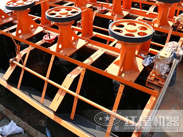 錳礦浮選機局部細(xì)節(jié)展示