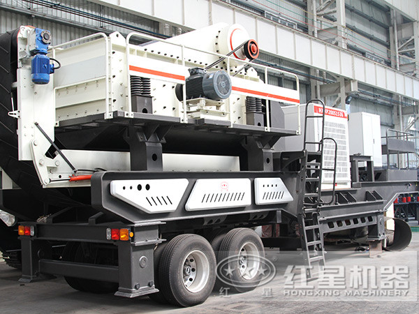 日出400立方的移動(dòng)碎石碾沙機(jī)，流動(dòng)破碎得心應(yīng)手