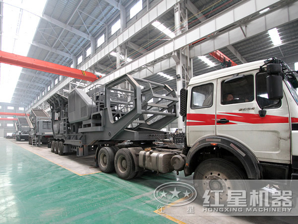 打進(jìn)重慶，紅星兩臺(tái)移動(dòng)破碎站于重慶成功投產(chǎn)