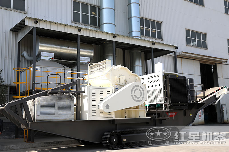 適合夜間作業(yè)的移動細碎機，破碎比大