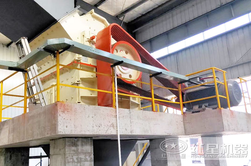 細碎機作業(yè)現(xiàn)場