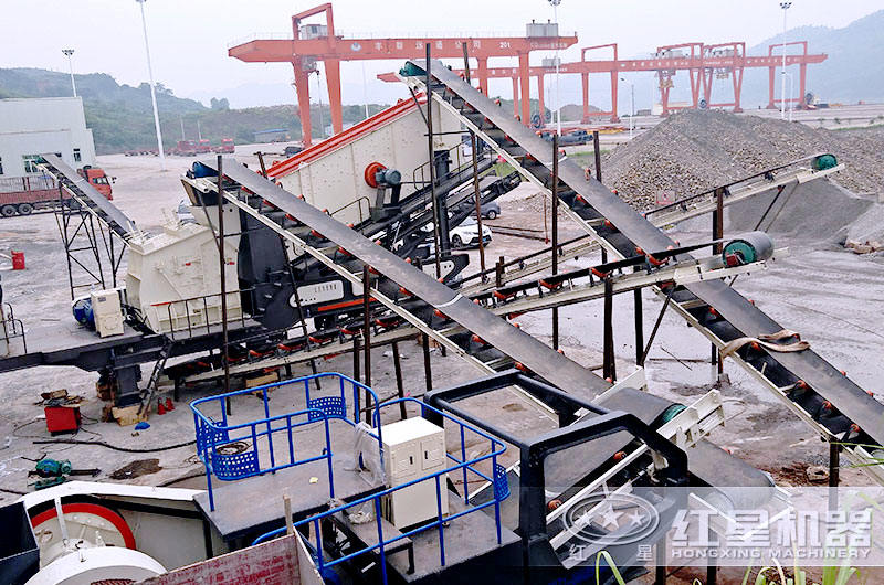 建筑垃圾處理現場