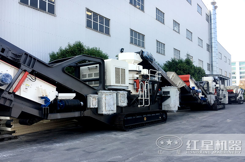 紅星機器廠家現(xiàn)貨直銷移動圓錐破碎機