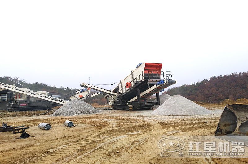 移動破石子機，目前國內比較先進的破碎石子機器